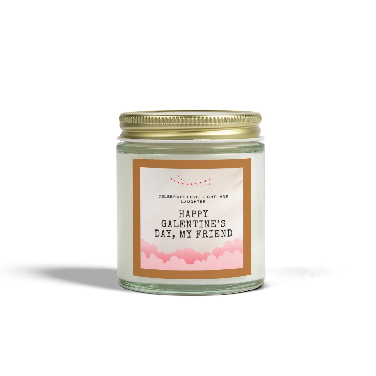 Scented Candles, Galentine's Day Gift, Coconut Apricot Wax Candle, Friendship Candle, Bright Flames, 4oz 9oz Candle Set, Best Friend Candle,