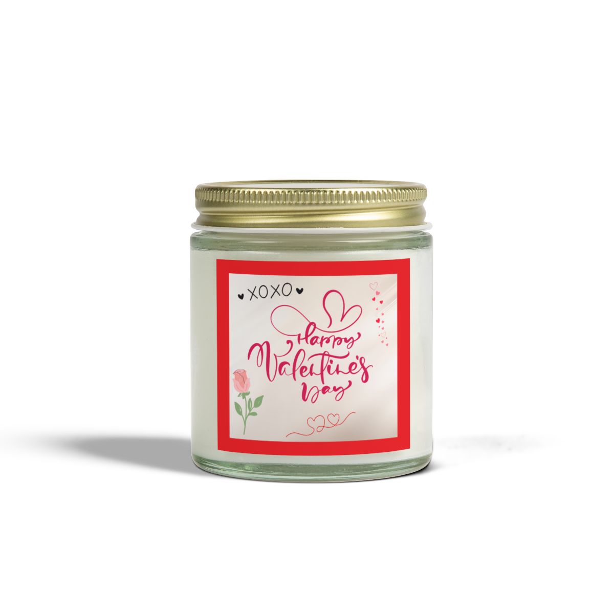 Scented Candles, Romantic Happy Valentine's Day Luxurious and Glow, Coconut Apricot Wax, Gift for Her, Home Decor, Aromatherapy Candle,