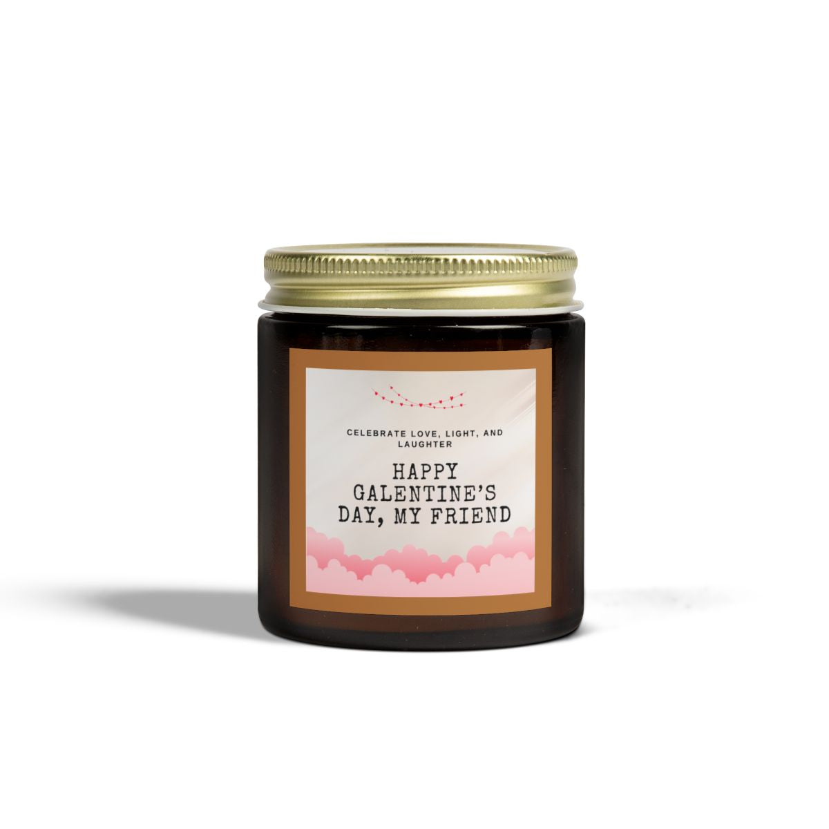 Scented Candles, Galentine's Day Gift, Coconut Apricot Wax Candle, Friendship Candle, Bright Flames, 4oz 9oz Candle Set, Best Friend Candle,