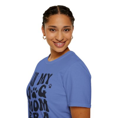 Dog Lover Graphic Tee, Funny Pet Owner Shirt, In my dog era T-shirt, Unisex Softstyle Tee, Gift for Dog Mom Dad, Puppy Love Tshirt