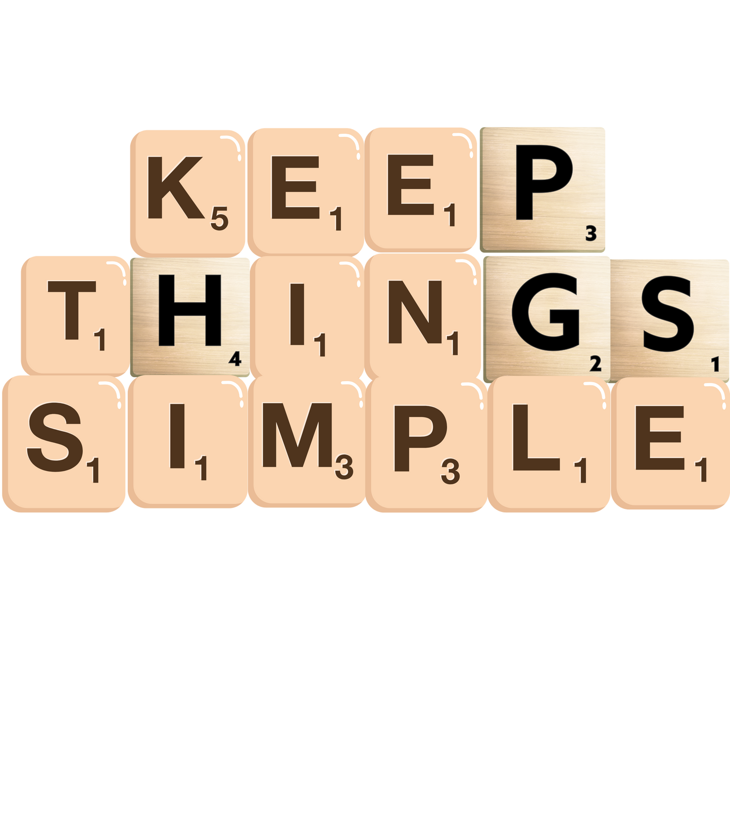 Women's Baby Tee, Keep Things Simple Shirt, Minimalist Women's T-Shirt, Inspirational Graphic, Positive Vibes Top, Kindness, Gift for Her