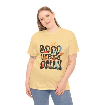 Good Vibes Only T-Shirt, Positive Energy Tee, Inspirational Quote Shirt, Men's Women's Clothing, Motivational Gift